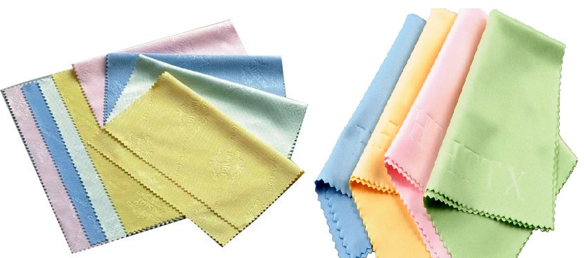 Soft cotton cleaning rags